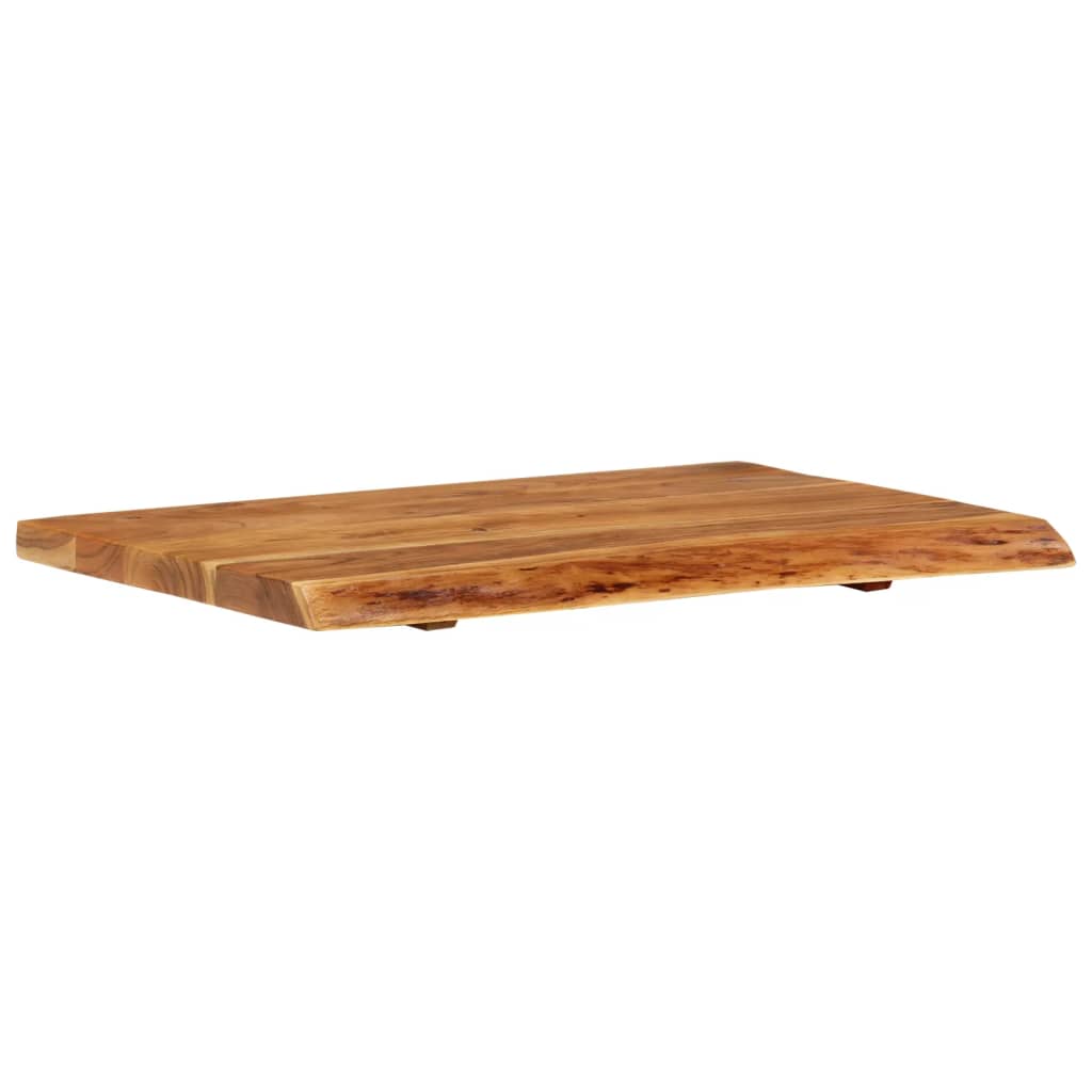 Badezimmer-Waschtischplatte Massivholz Akazie 100x52x2,5 cm