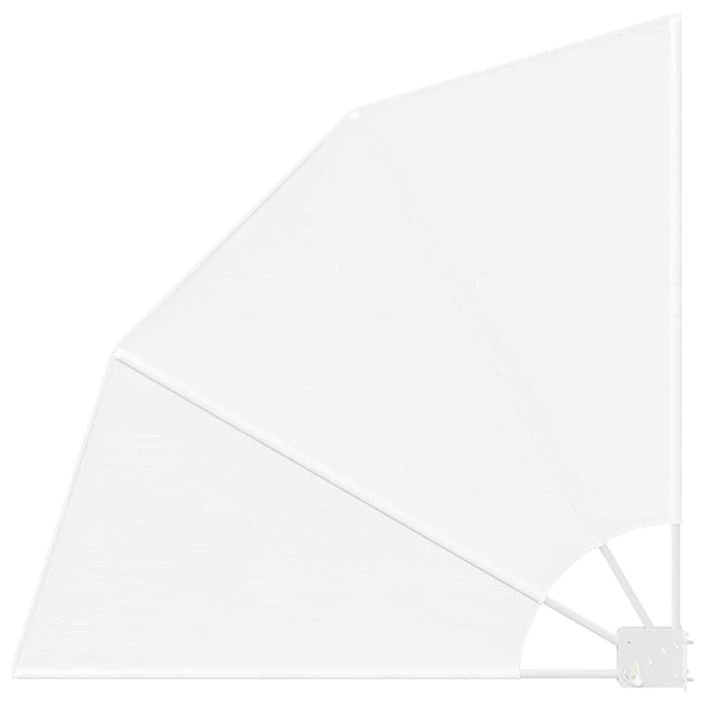 Faltbarer Balkonfächer Grau 210×210 cm