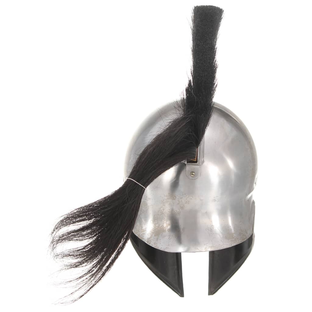 Preußische Pickelhaube Antik Replik für LARP Schwarz Stahl