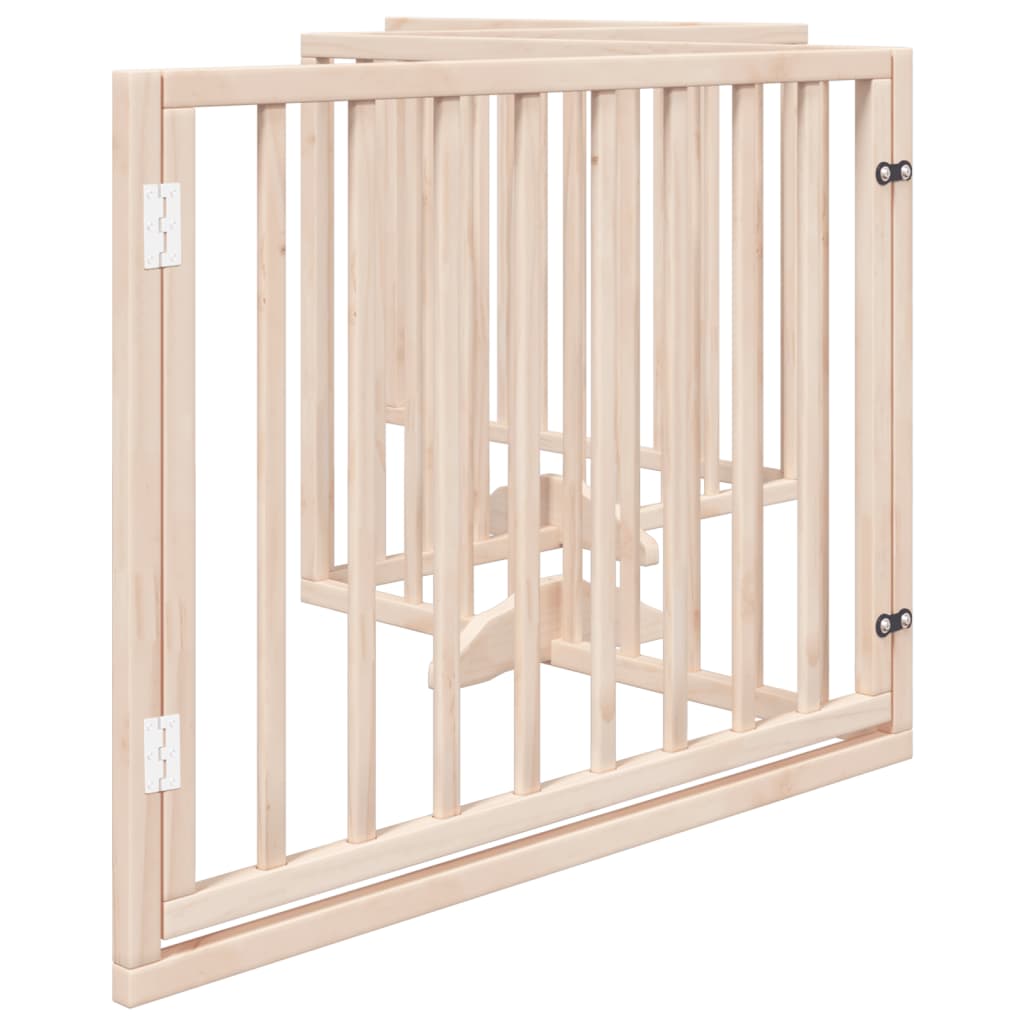 Hundegitter Faltbar 3 Paneele 150 cm Pappelholz