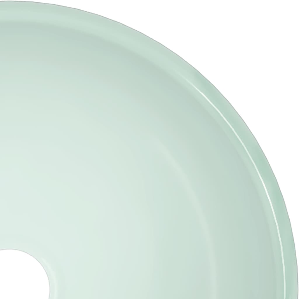 Waschbecken Hartglas 35x12 cm Transparent