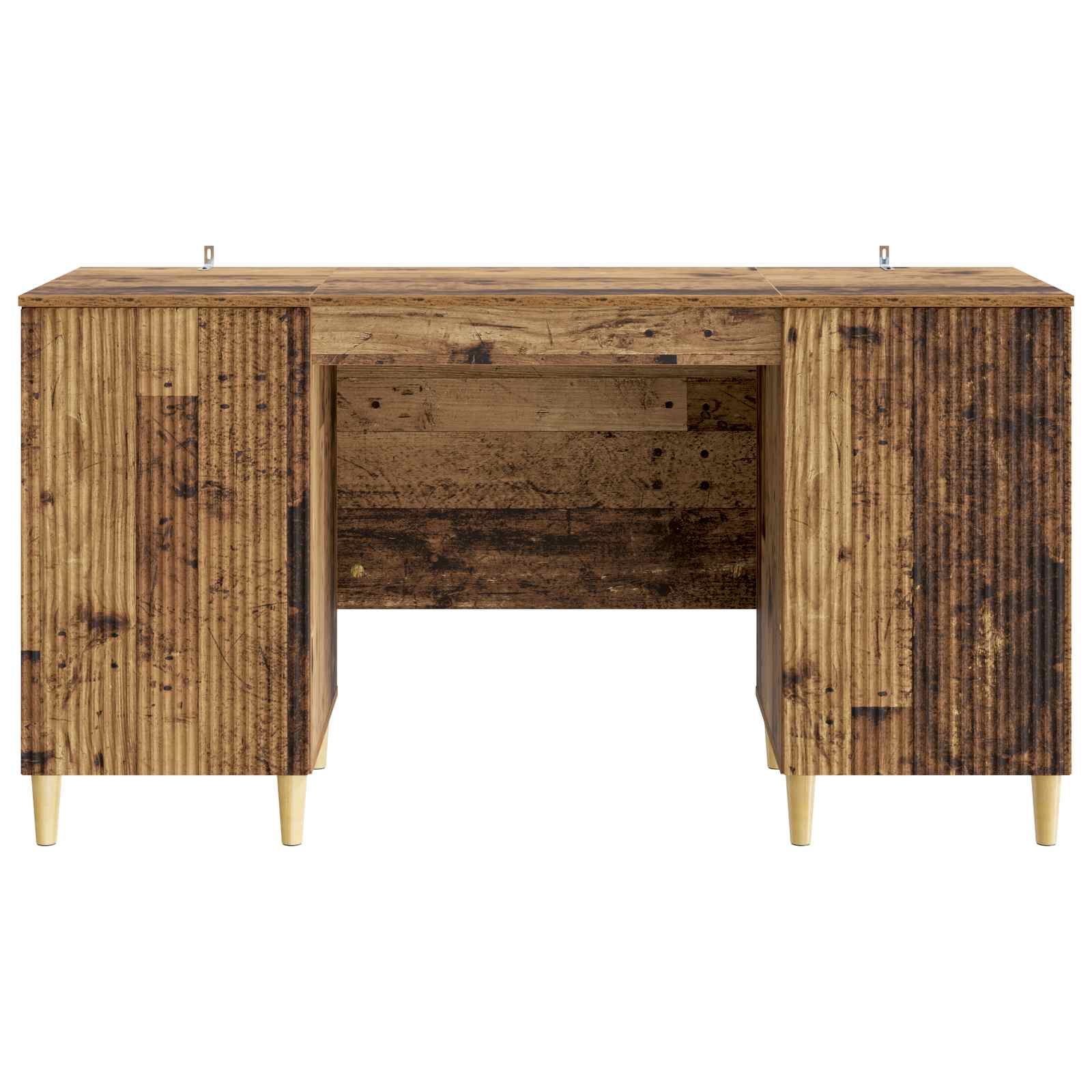 Schreibtisch mit Regal Schwarz 142,5 x 50 x 75 cm Holzwerkstoff
