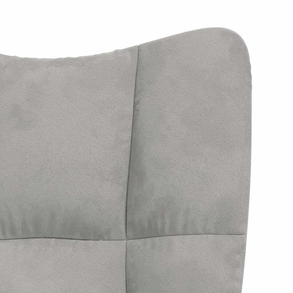 Relaxsessel Dunkelgrau Samt