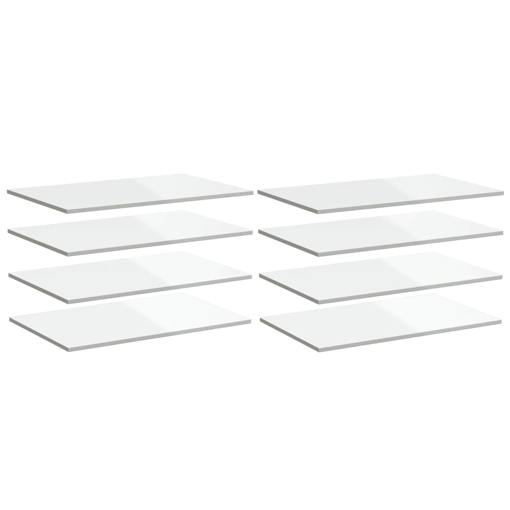 Bücherregal-Bretter 4 Stk. Weiß 40x10x1,5 cm Holzwerkstoff