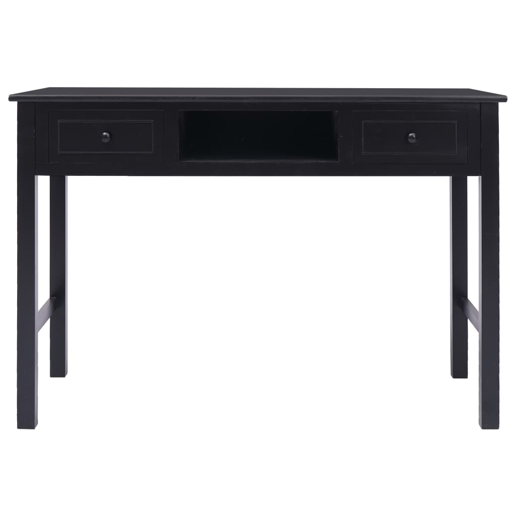 Schreibtisch Grau 110×45×76 cm Holz