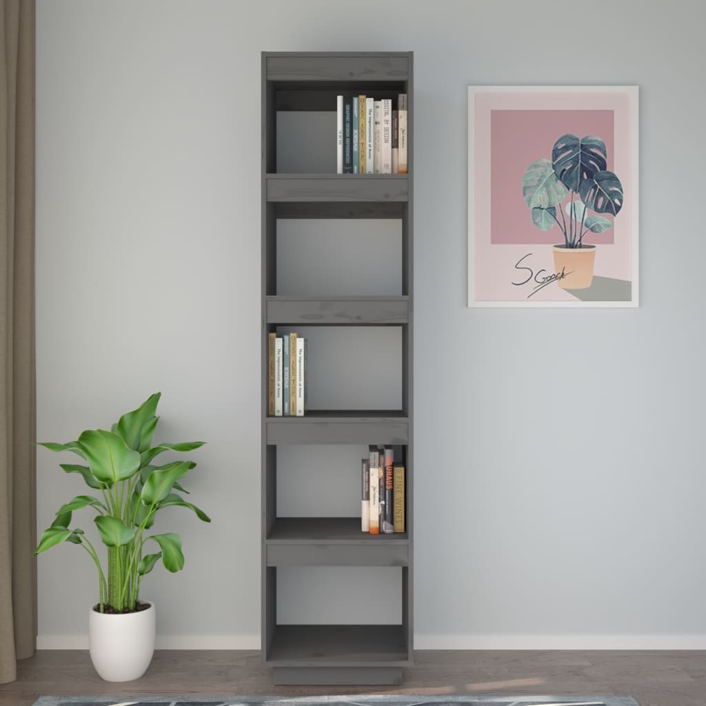 Bücherregal 40x35x71 cm Massivholz Kiefer