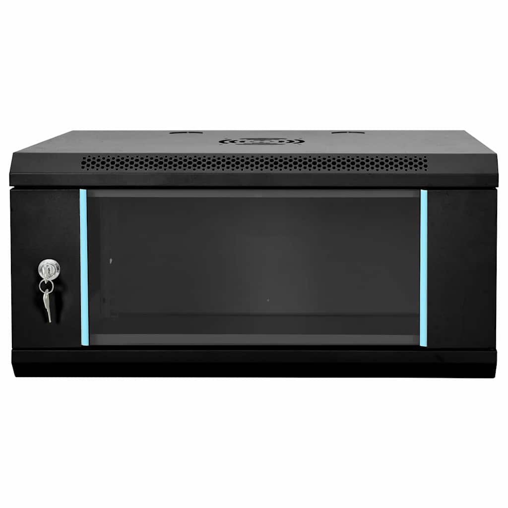 Netzwerkschrank mit Speicher Grau 60 x 45 x 28 cm Stahl