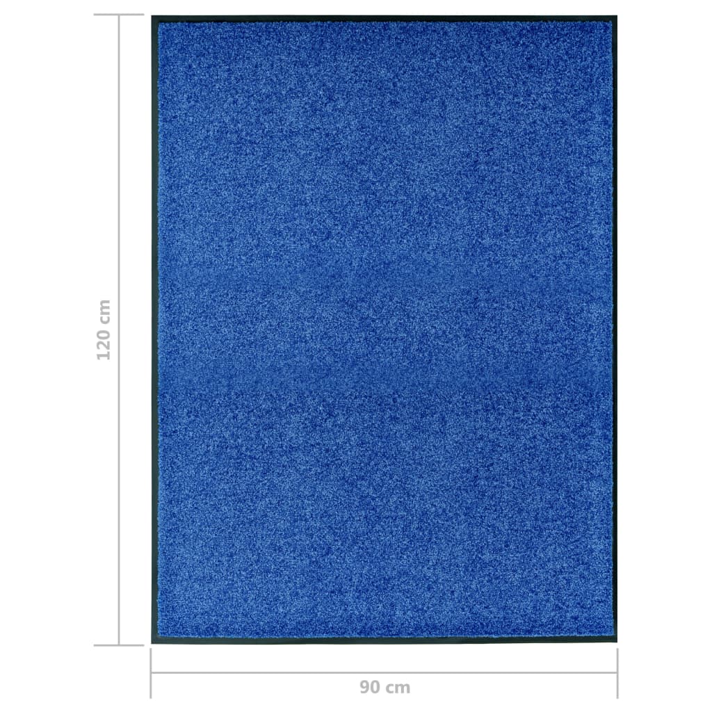 Fußmatte Waschbar Anthrazit 120x180 cm
