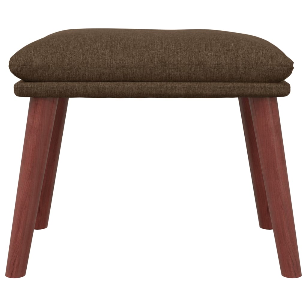 Fußhocker Hellgrau 45x29,5x35 cm Stoff