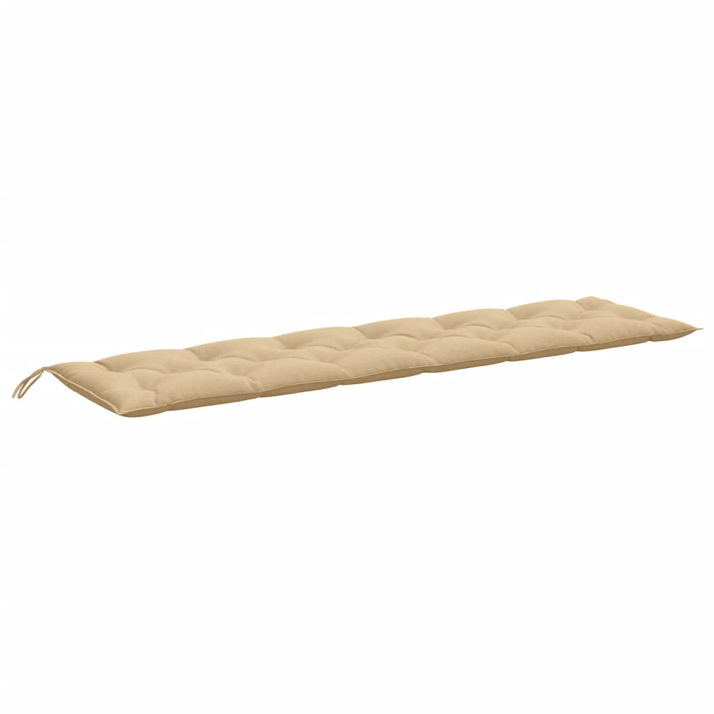 Gartenbank-Auflage Melange Anthrazit 100x50x7 cm Stoff