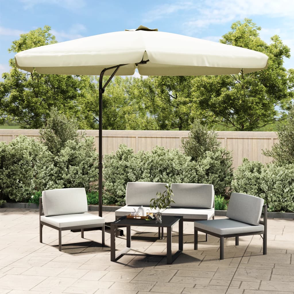 Sonnenschirm mit Stahlmast 300 cm Anthrazit