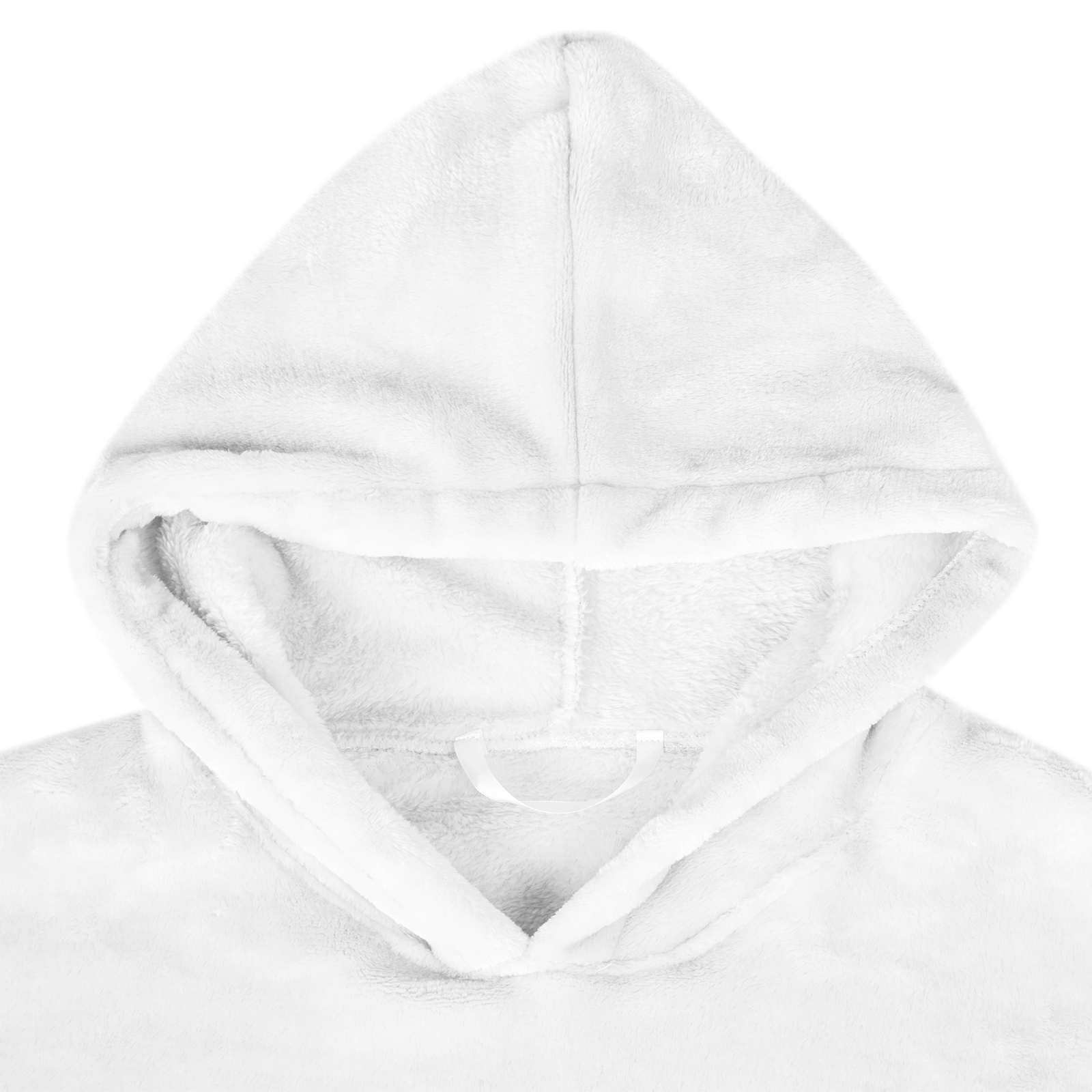 Decken-Hoodie Beige S Flanell