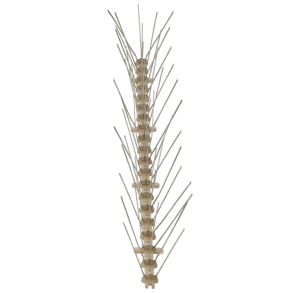 20-tlg. Vogelabwehr-Spikes-Set 10 m Kunststoff 2-reihig