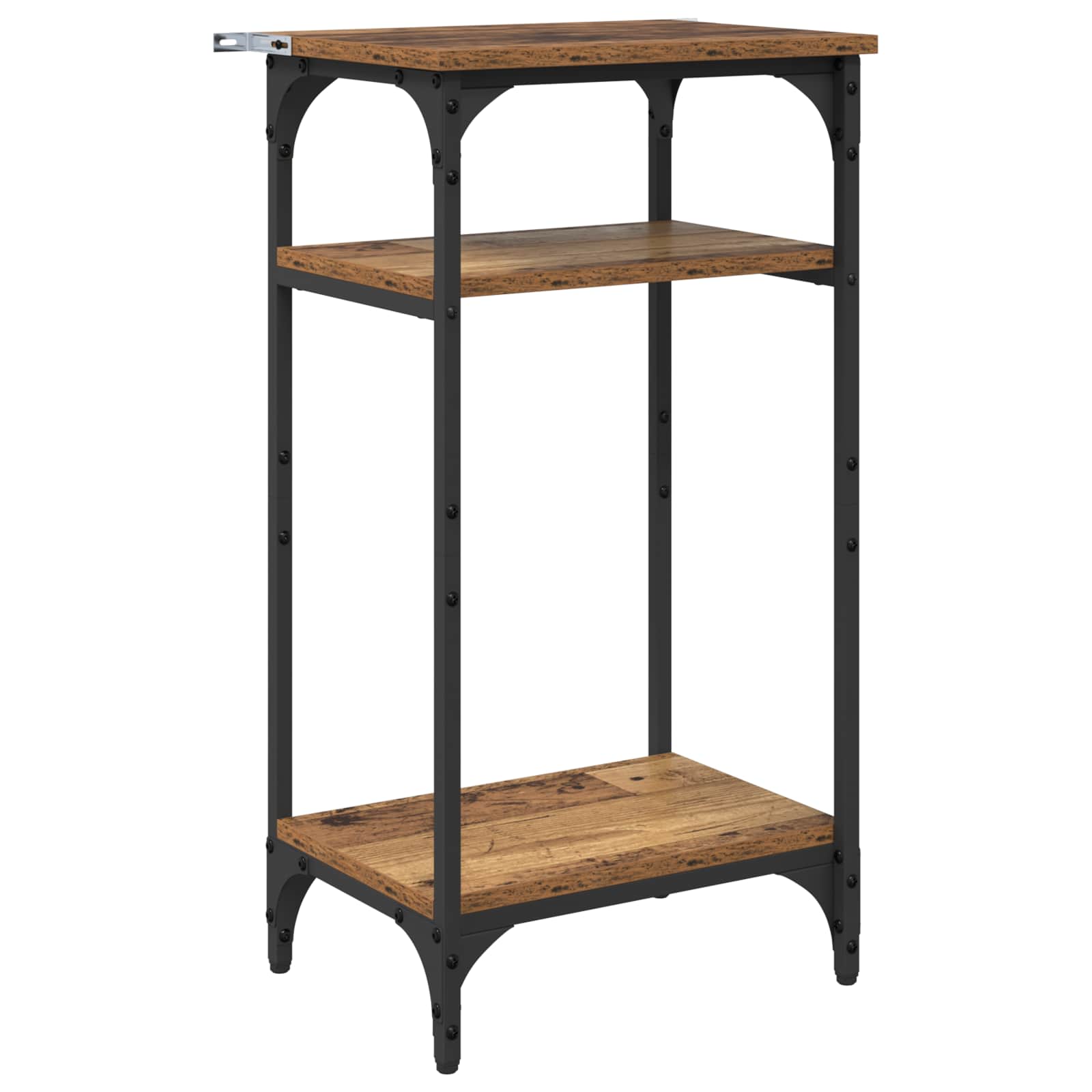 Beistelltisch Schwarz 40x30x75 cm Holzwerkstoff