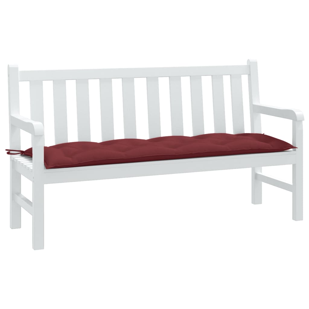 Gartenbank-Auflage Melange Anthrazit 100x50x7 cm Stoff