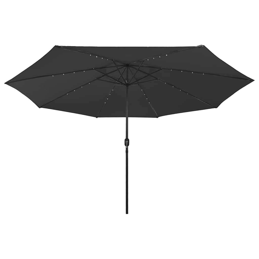 Sonnenschirm mit LED-Beleuchtung 400 cm Sandweiß