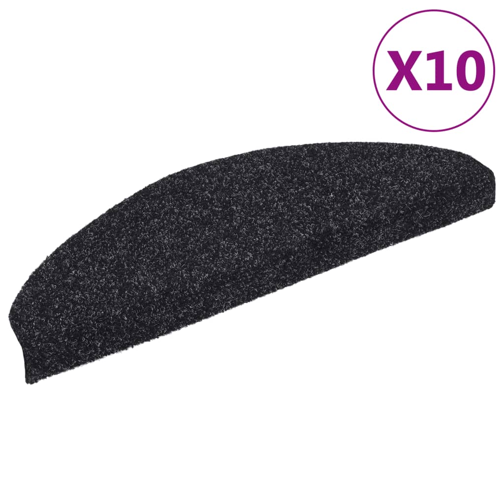 Stufenmatten Selbstklebend 15 Stk. 56x17x3 cm Hellbraun Halbrund