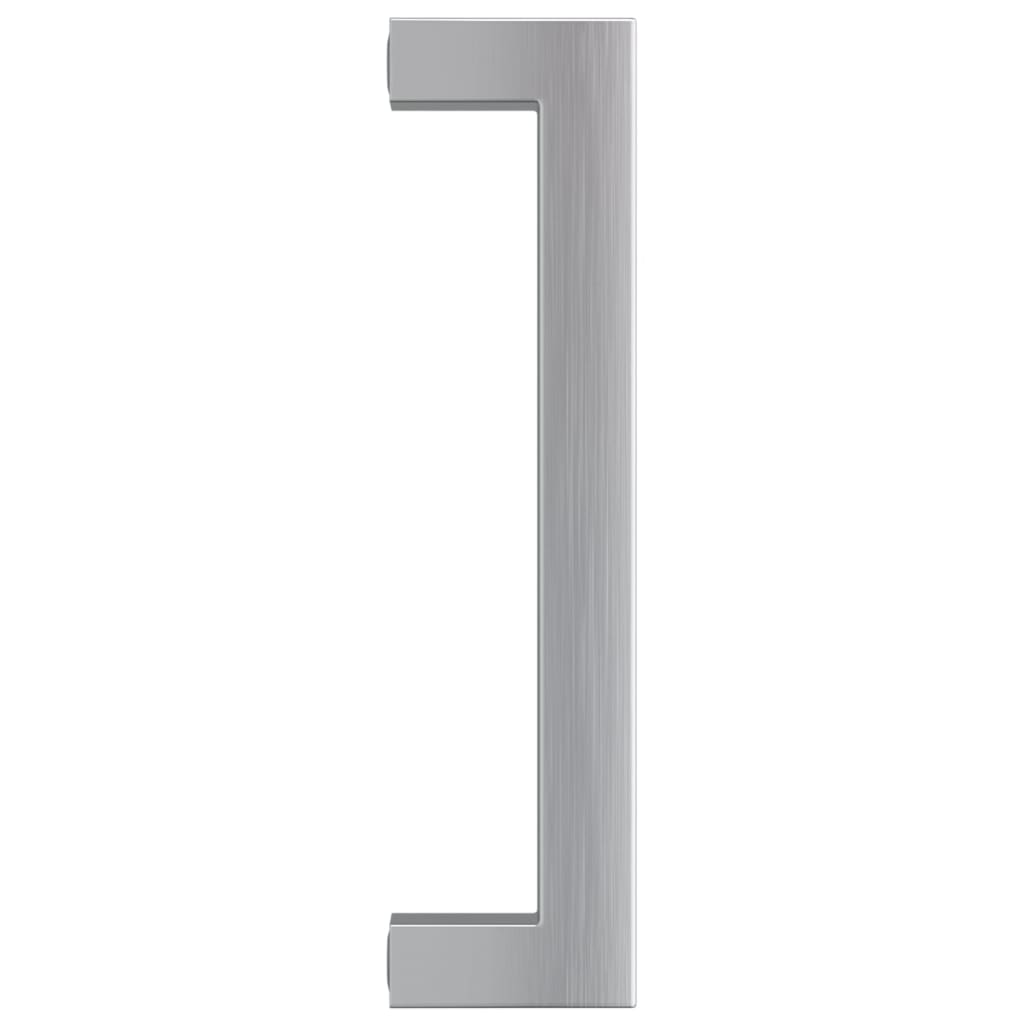 Möbelgriffe 10 Stk. Silbern 64 mm Edelstahl