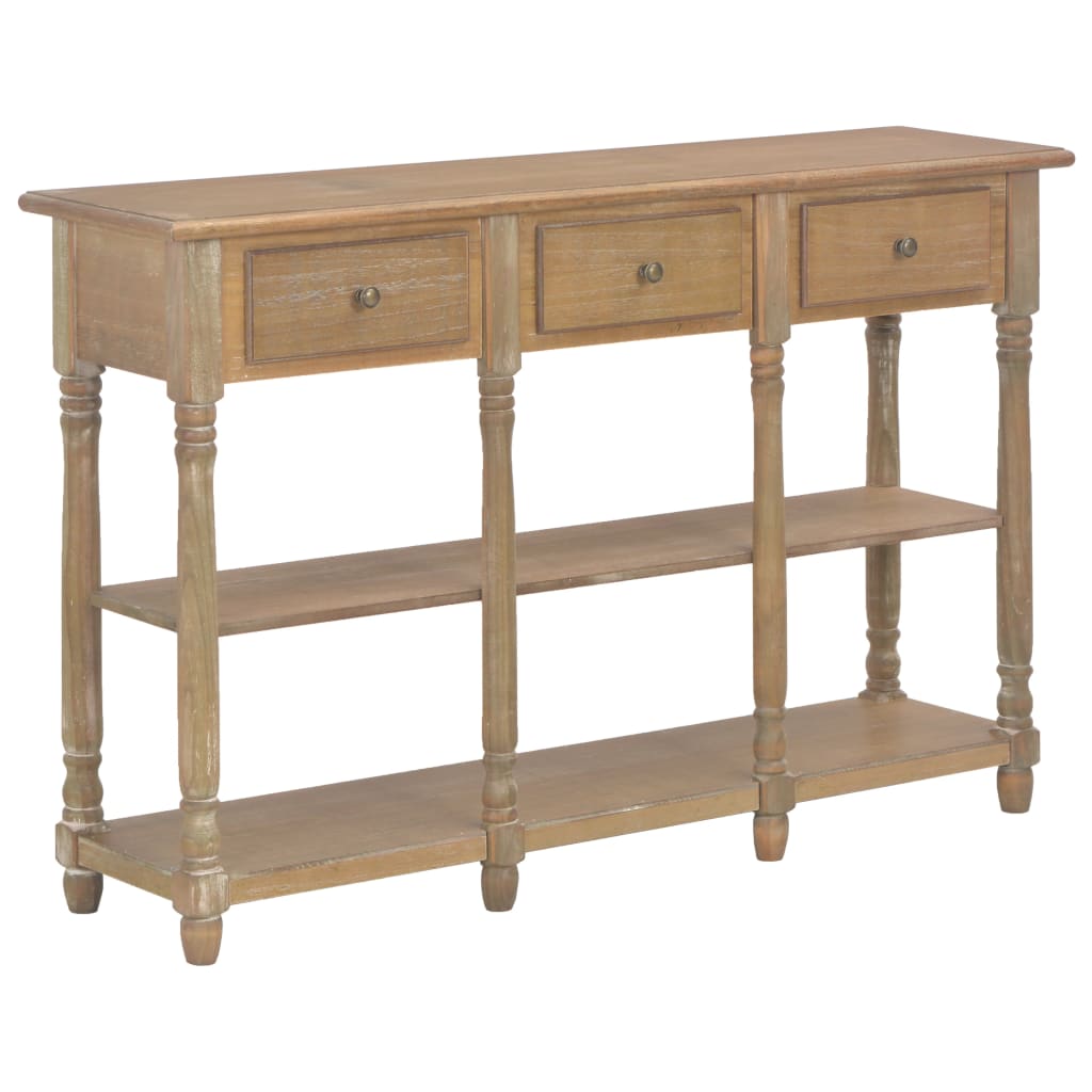 Konsolentisch Schwarz 110x30x76 cm Holzwerkstoff