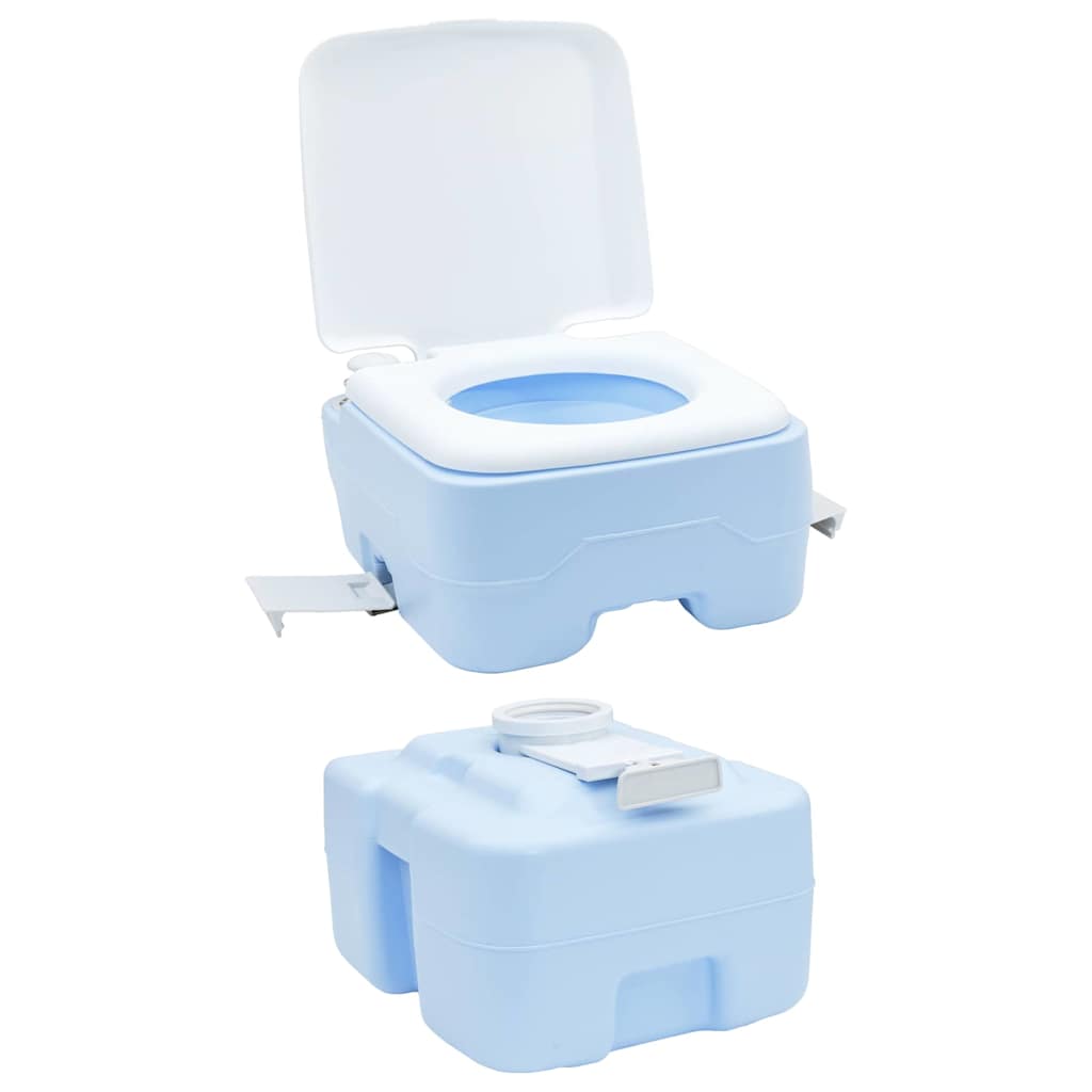 Camping-Toilette Grau 41,5 x 36,5 x 42 cm