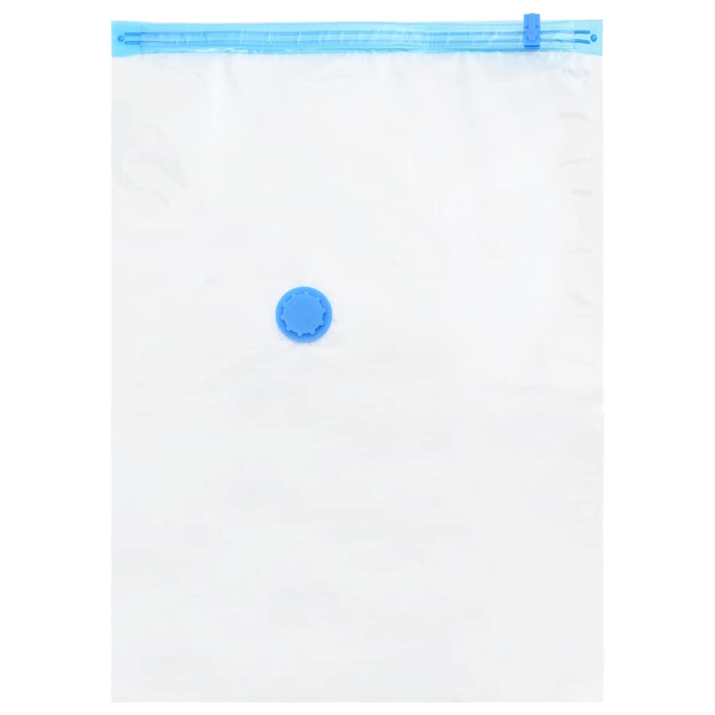 Aufbewahrungstaschen 5 pcs Transparent und Blau 70 x 50 cm