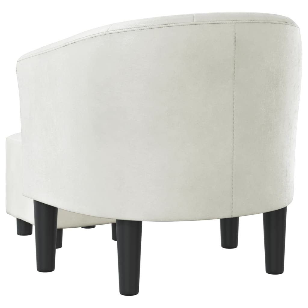 Clubsessel Grau Kunstleder