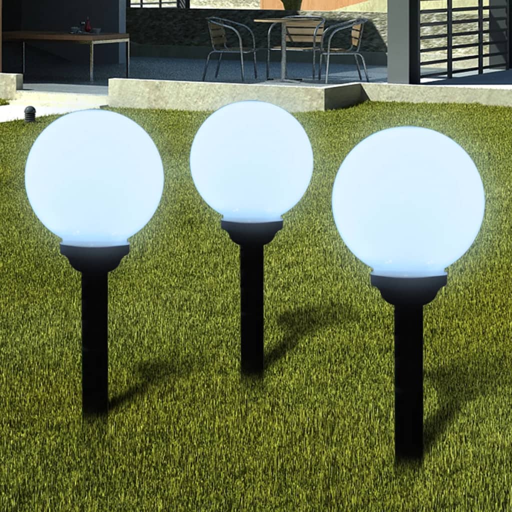 Wegeleuchten 2 Stk. LED 40 cm mit Erdspieß
