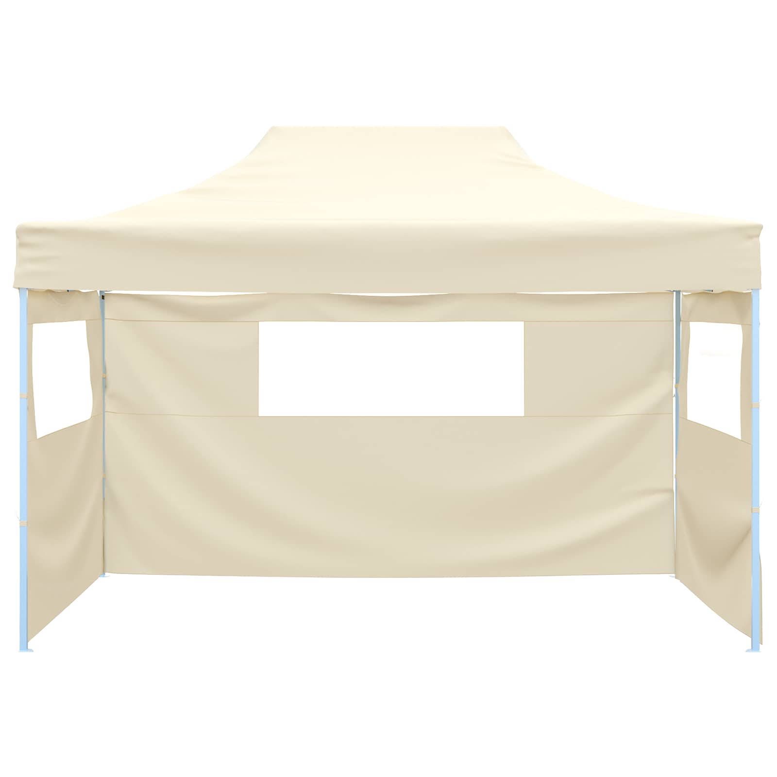 Partyzelt Faltbar Pop-Up Beige 410x279x315 cm