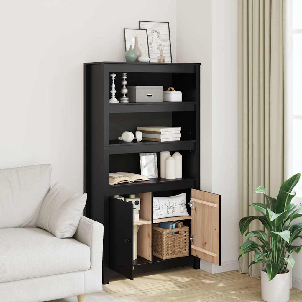Highboard 80x35x154 cm Massivholz Kiefer