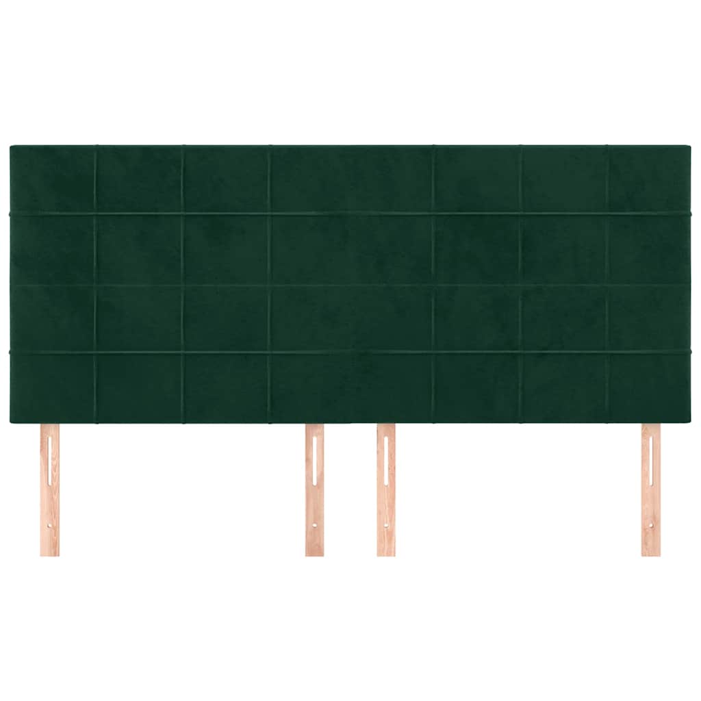 Kopfteil Hellgrau 80x5x118/128 cm Samt