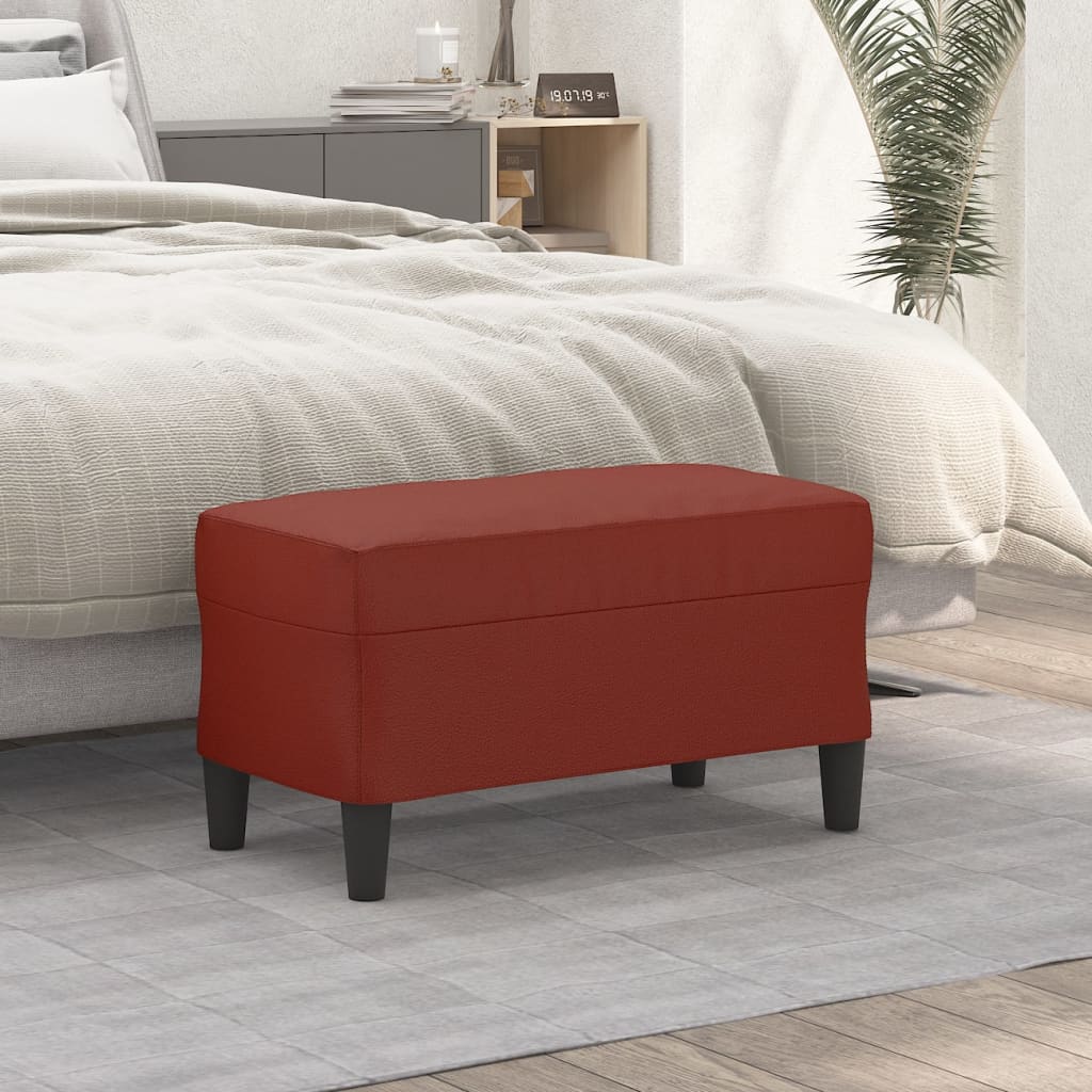Sitzbank Schwarz 70x35x41 cm Kunstleder