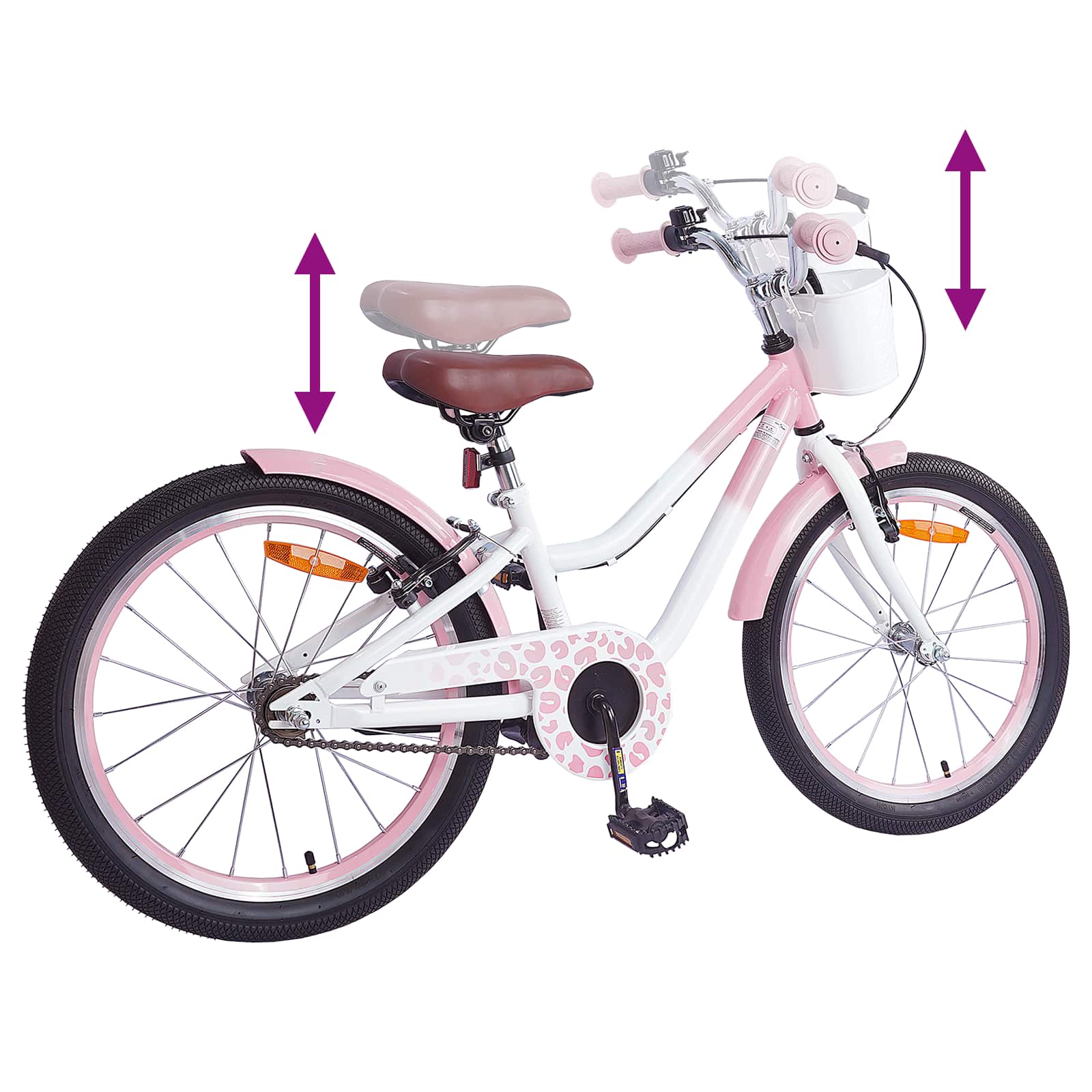 Kinderfahrrad Mit Stützrädern 12 Zoll für 2-4 Jahre alt Rosa