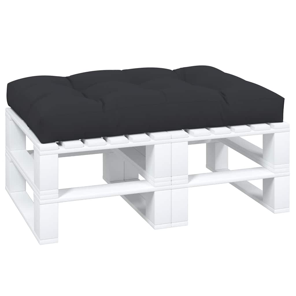 Palettenkissen Anthrazit 50x50x12 cm Stoff