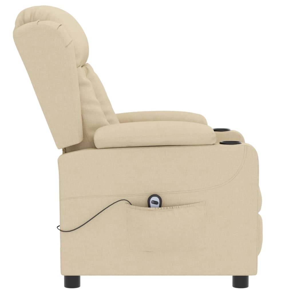 Relaxsessel Elektrisch Braun Stoff