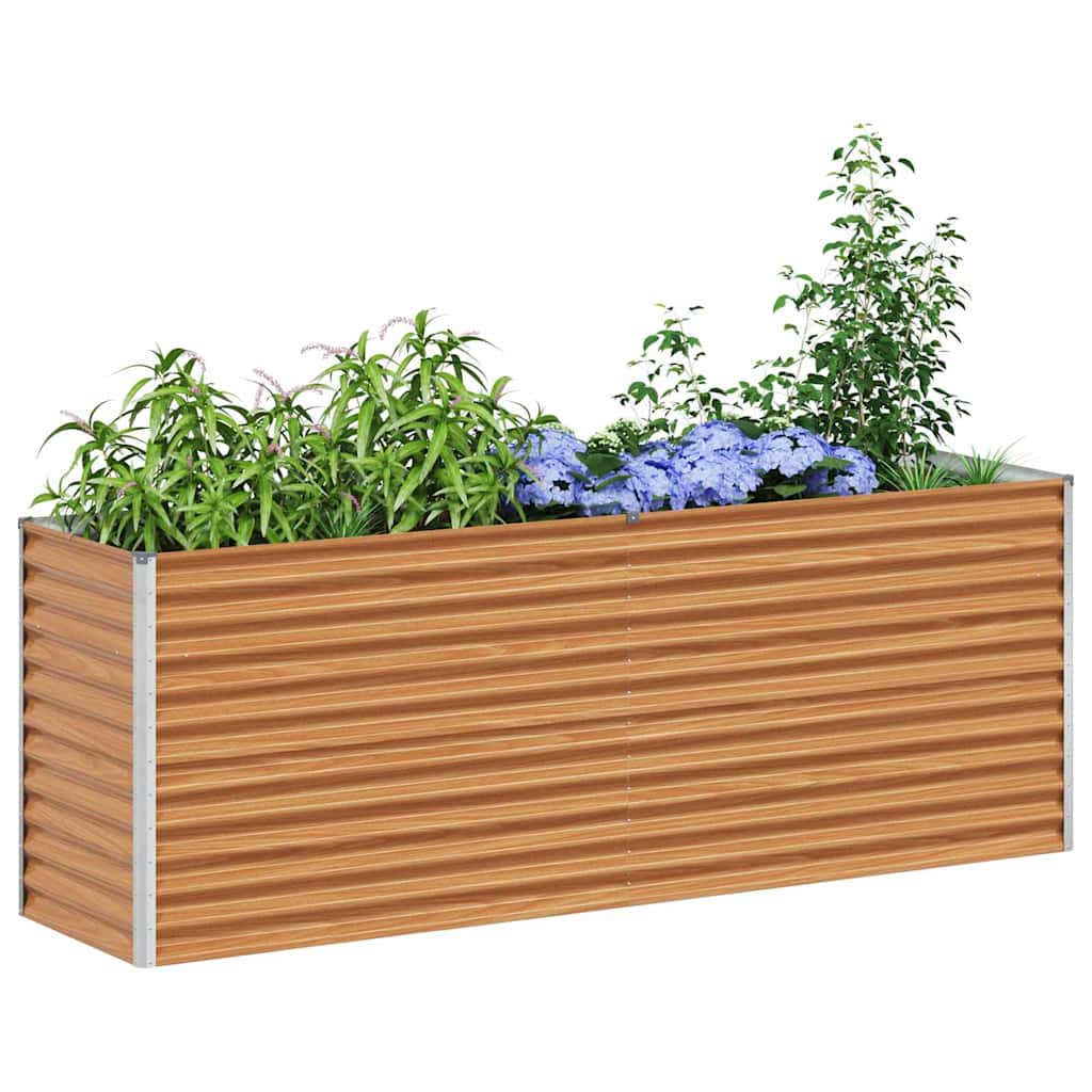 Garten-Hochbeet 100 x 50 x 36 cm Cortenstahl