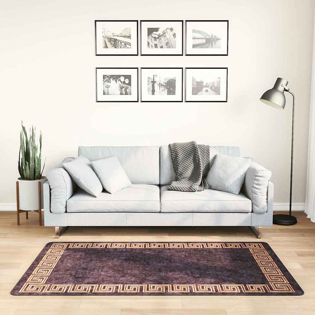 Teppich Waschbar Mehrfarbig 160x230 cm