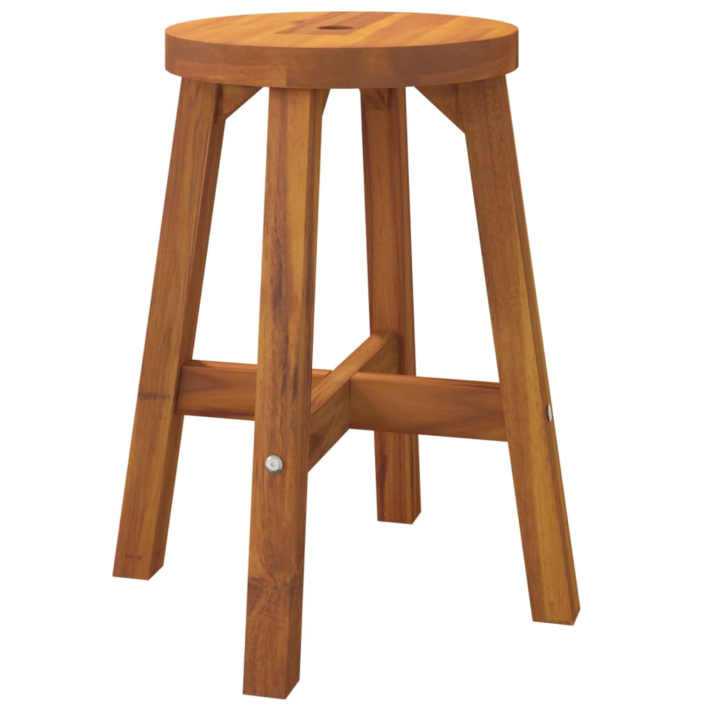 Hocker 45x29x45 cm Rechteckig Massivholz Akazie