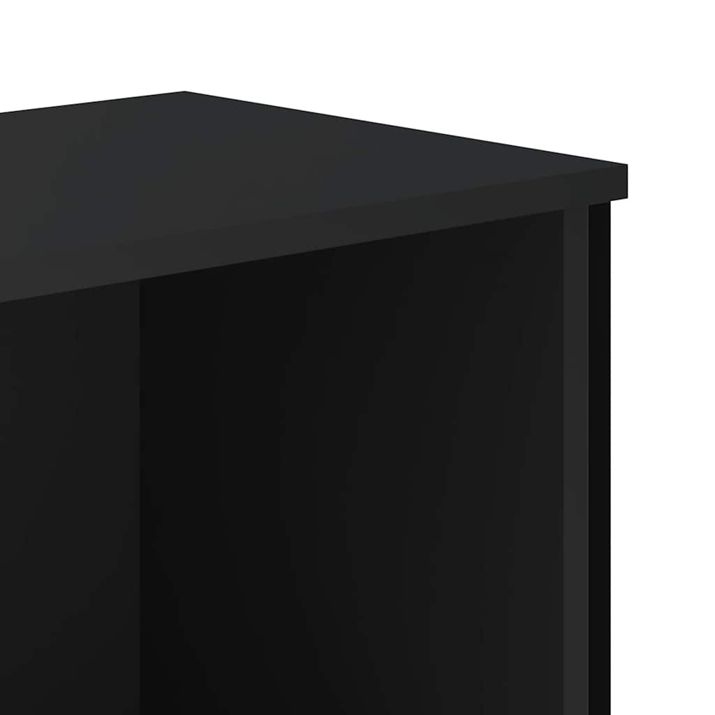 Bücherregal Schwarz 80x31x169 cm Holzwerkstoff