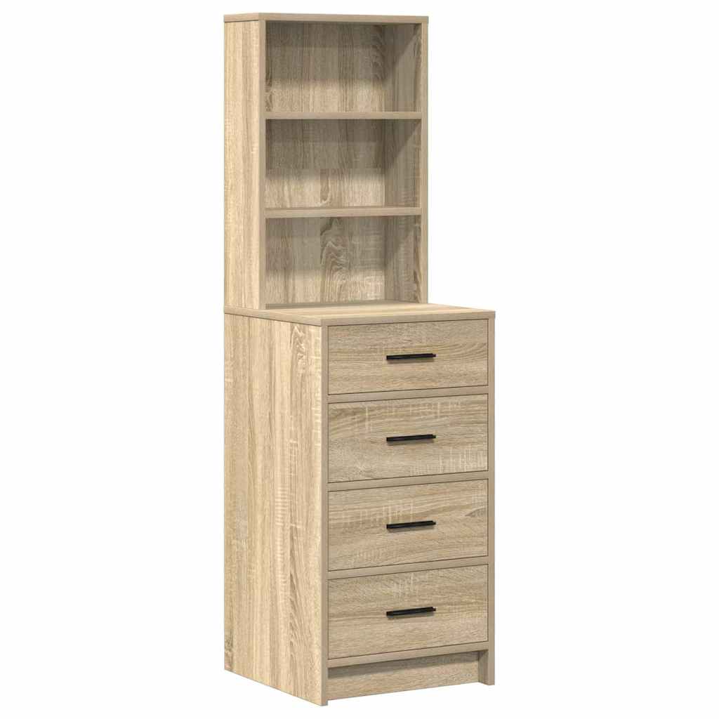 Schminktisch mit Spiegelbeleuchtung 3 pcs Weiß Holzwerkstoff