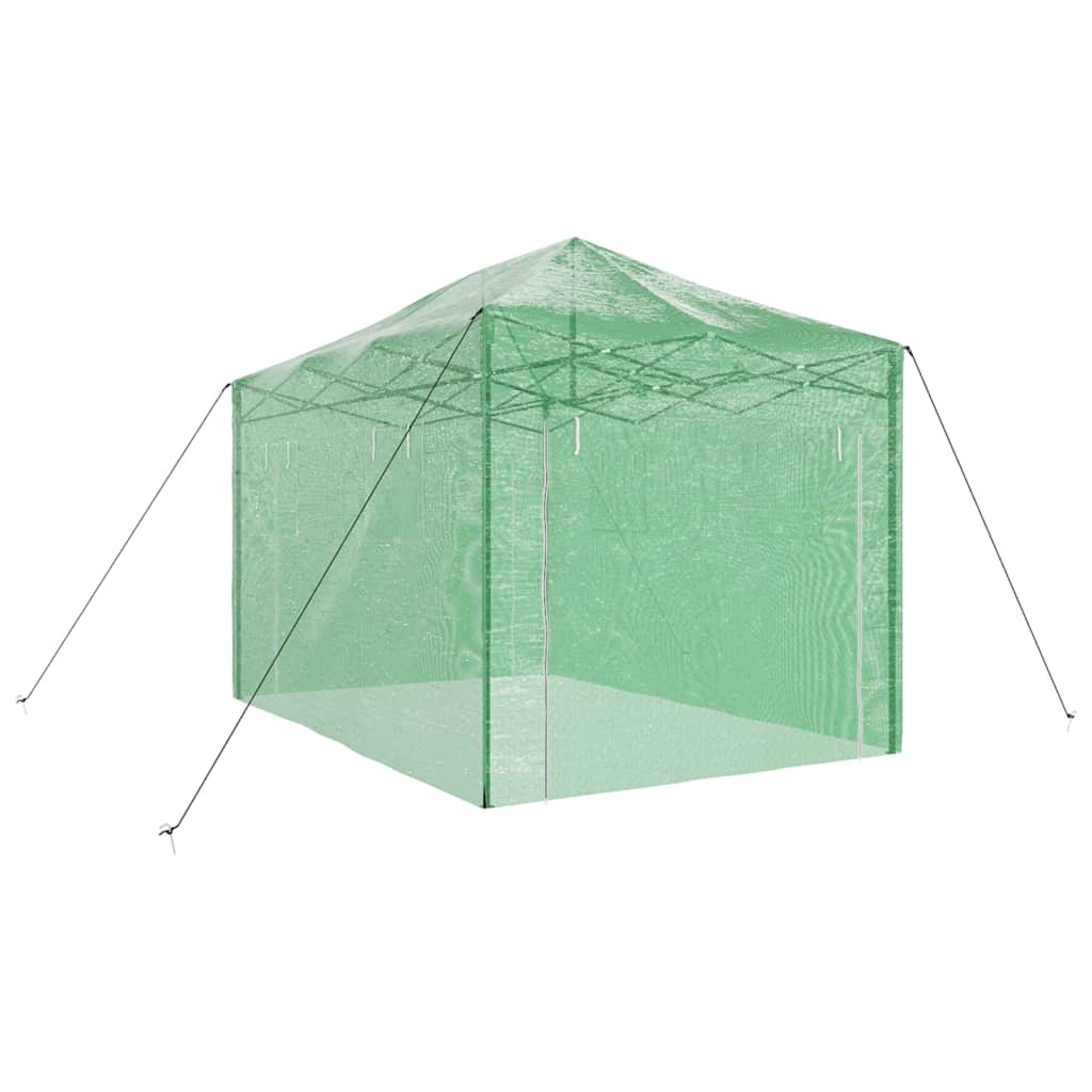 Gewächshaus mit Pop-up-Rahmen Grün 200 x 200 x 300 cm Eisen