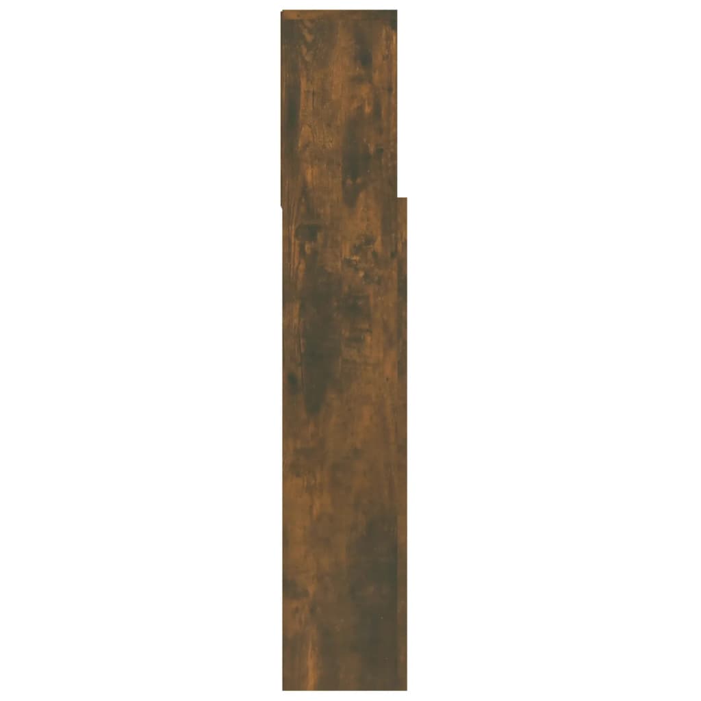 Bett-Kopfteil mit Ablagen Weiß 100x19x103,5 cm
