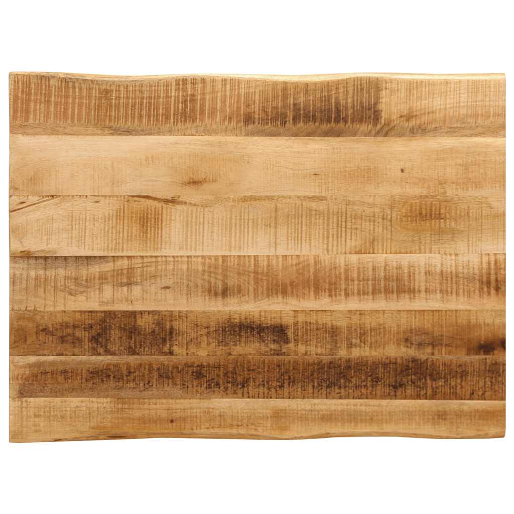 Tischplatte 40x40x2,5 cm Rechteckig Massivholz Akazie Baumkante