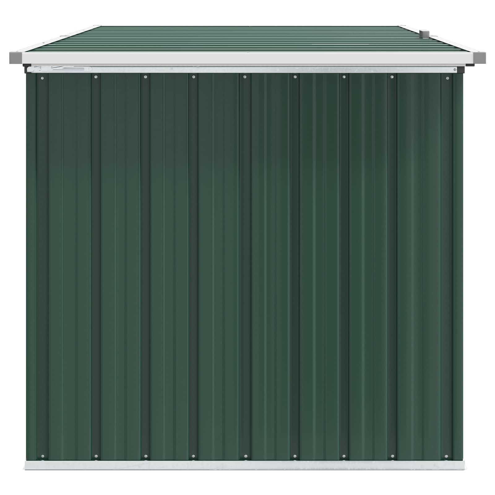 Außenlagerbox Holz 109 x 67 x 65 cm Verzinkter Stahl
