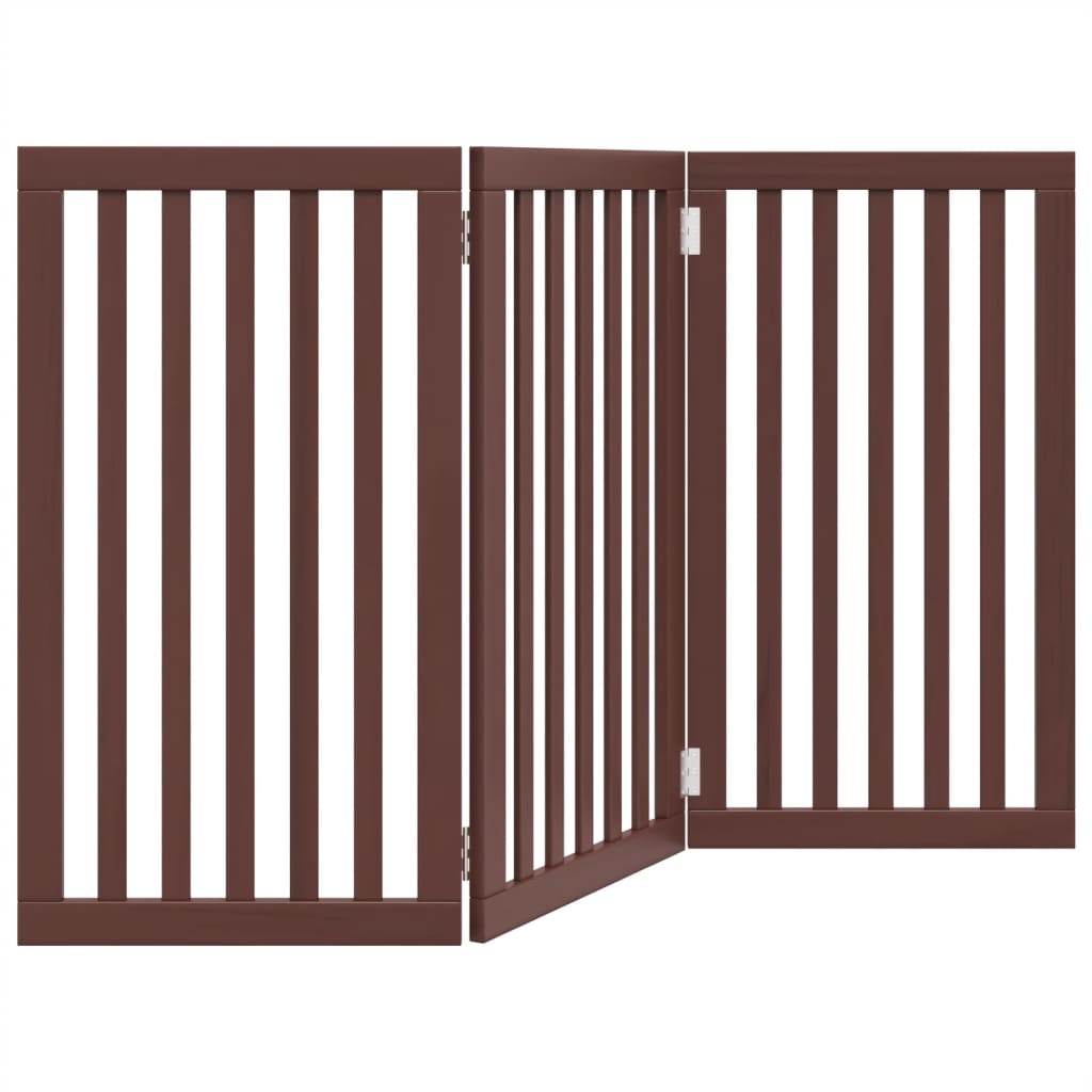 Hundegitter Faltbar 3 Paneele 150 cm Pappelholz