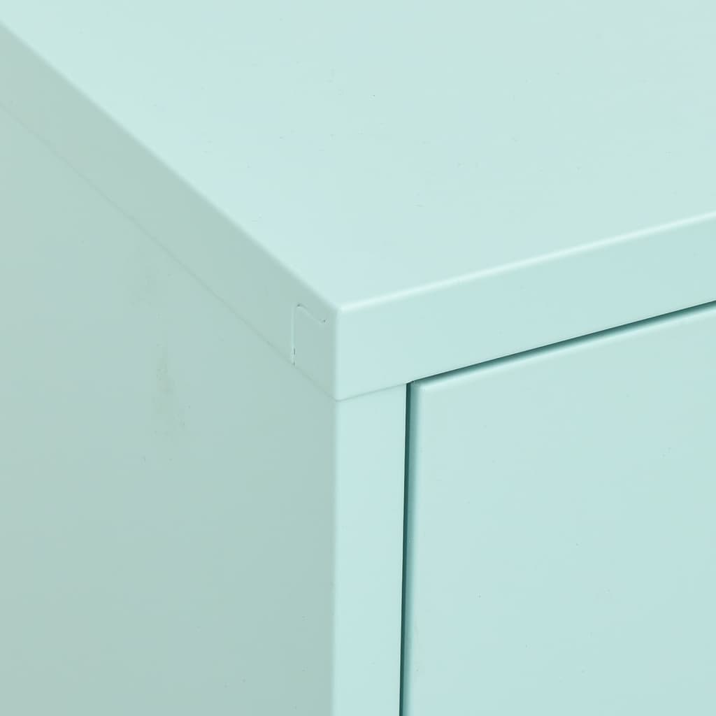 Lagerschrank Olivgrün 80x35x101,5 cm Stahl