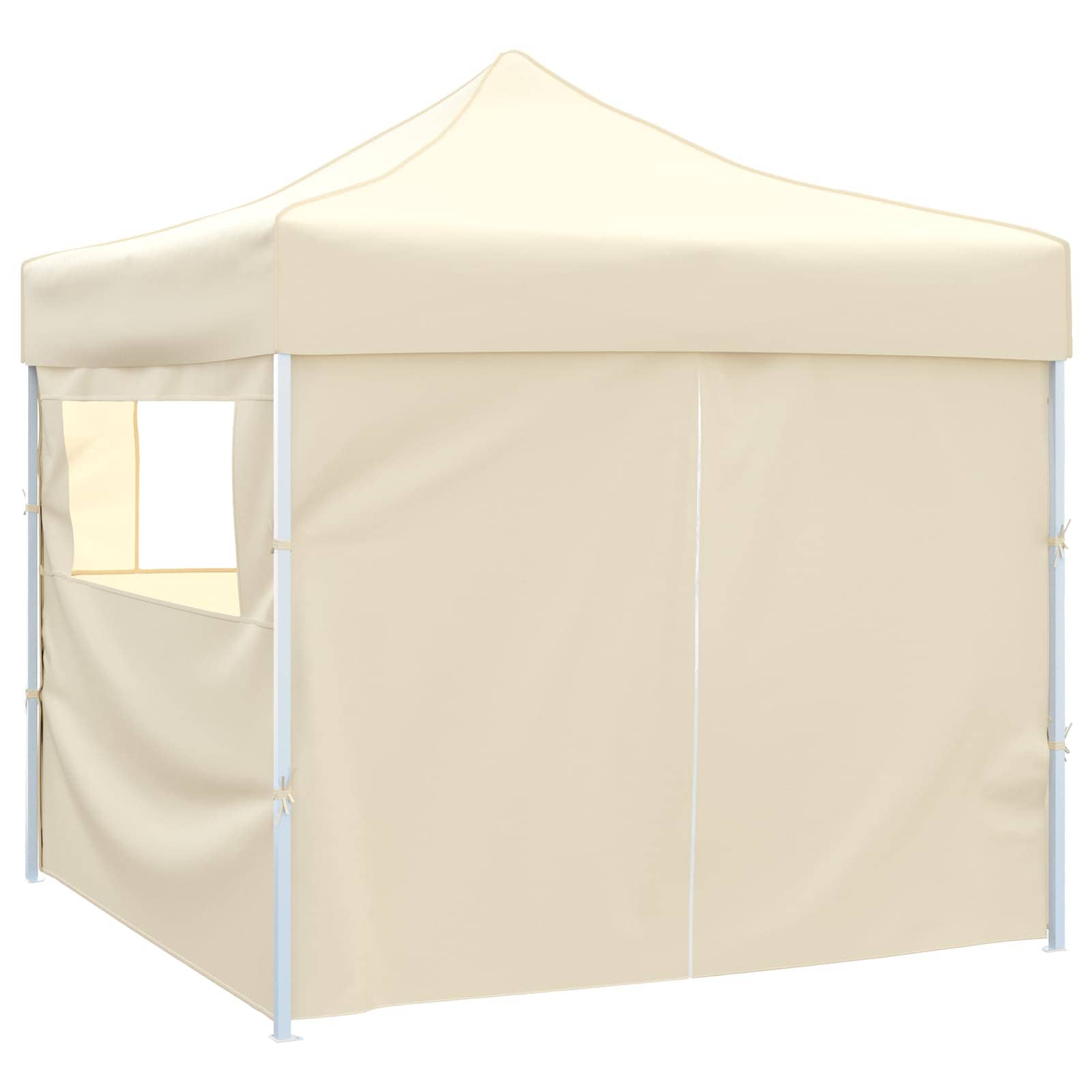 Partyzelt Faltbar Pop-Up Schwarz 292x292x315 cm