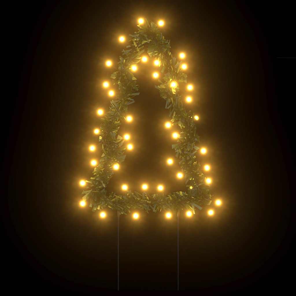 Weihnachtsbaum mit Erdspießen und 115 LEDs 90 cm