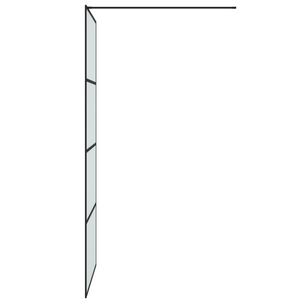 Duschwand für Begehbare Dusche mit Klarem ESG Glas 80x195 cm