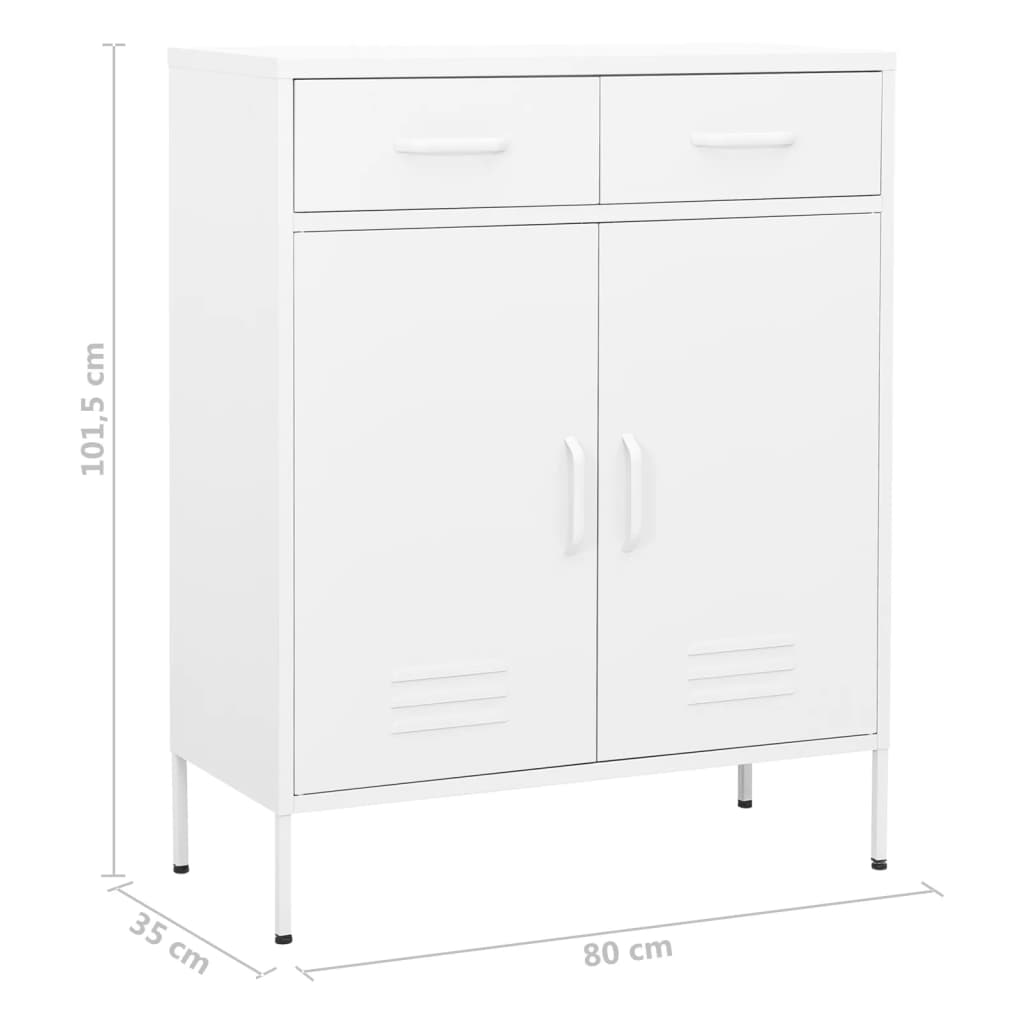 Lagerschrank Olivgrün 80x35x101,5 cm Stahl