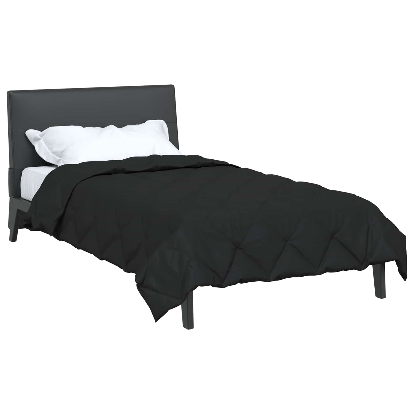 Sommerdecke Anthrazit 200 x 135 cm Mikrofaser